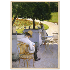 Tableau Les Orangers — Gustave Caillebotte, tirage cadre bois | INKONAL