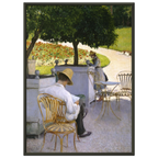 Tableau Les Orangers — Gustave Caillebotte, tirage cadre noir | INKONAL