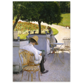 Tableau Les Orangers — Gustave Caillebotte, tirage sans cadre | INKONAL