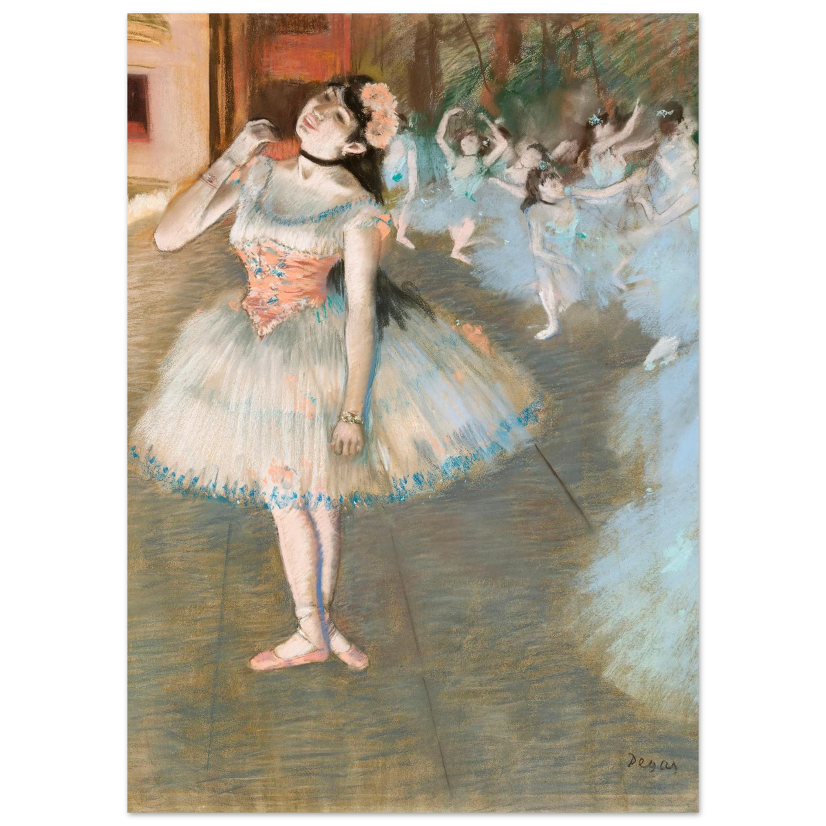 Tableau L'Étoile — Edgar Degas, tirage sans cadre | INKONAL