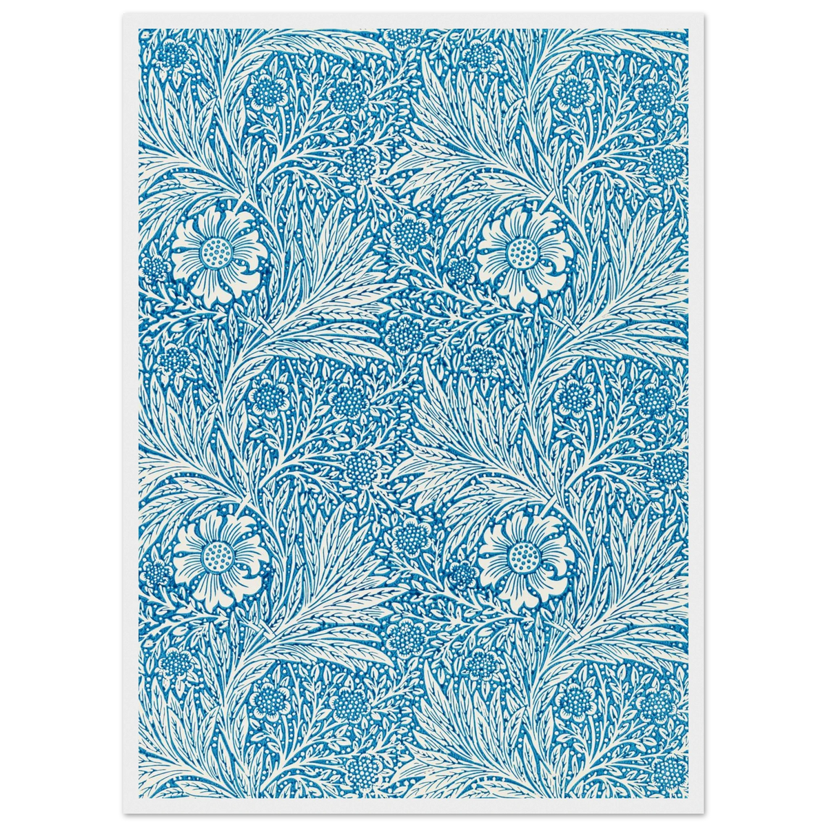 Motif Souci — William Morris, tirage cadre blanc | INKONAL