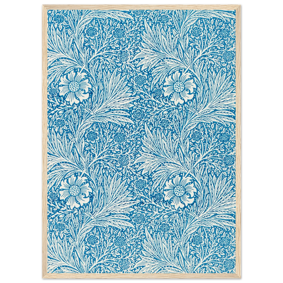 Motif Souci — William Morris, tirage cadre bois | INKONAL