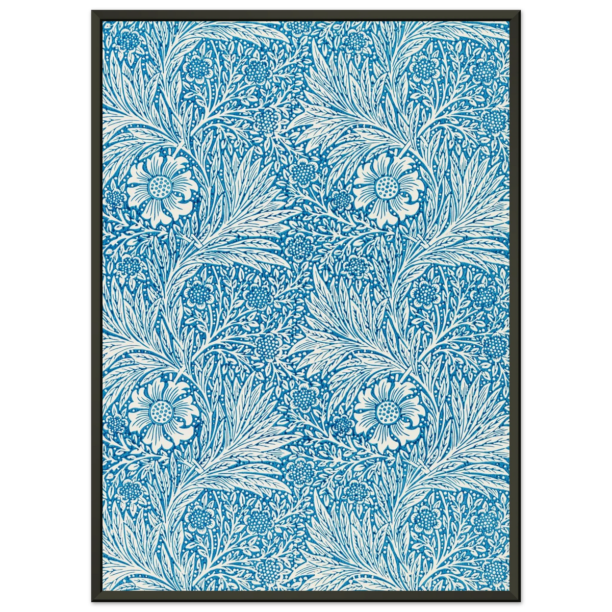 Motif Souci — William Morris, tirage cadre noir | INKONAL