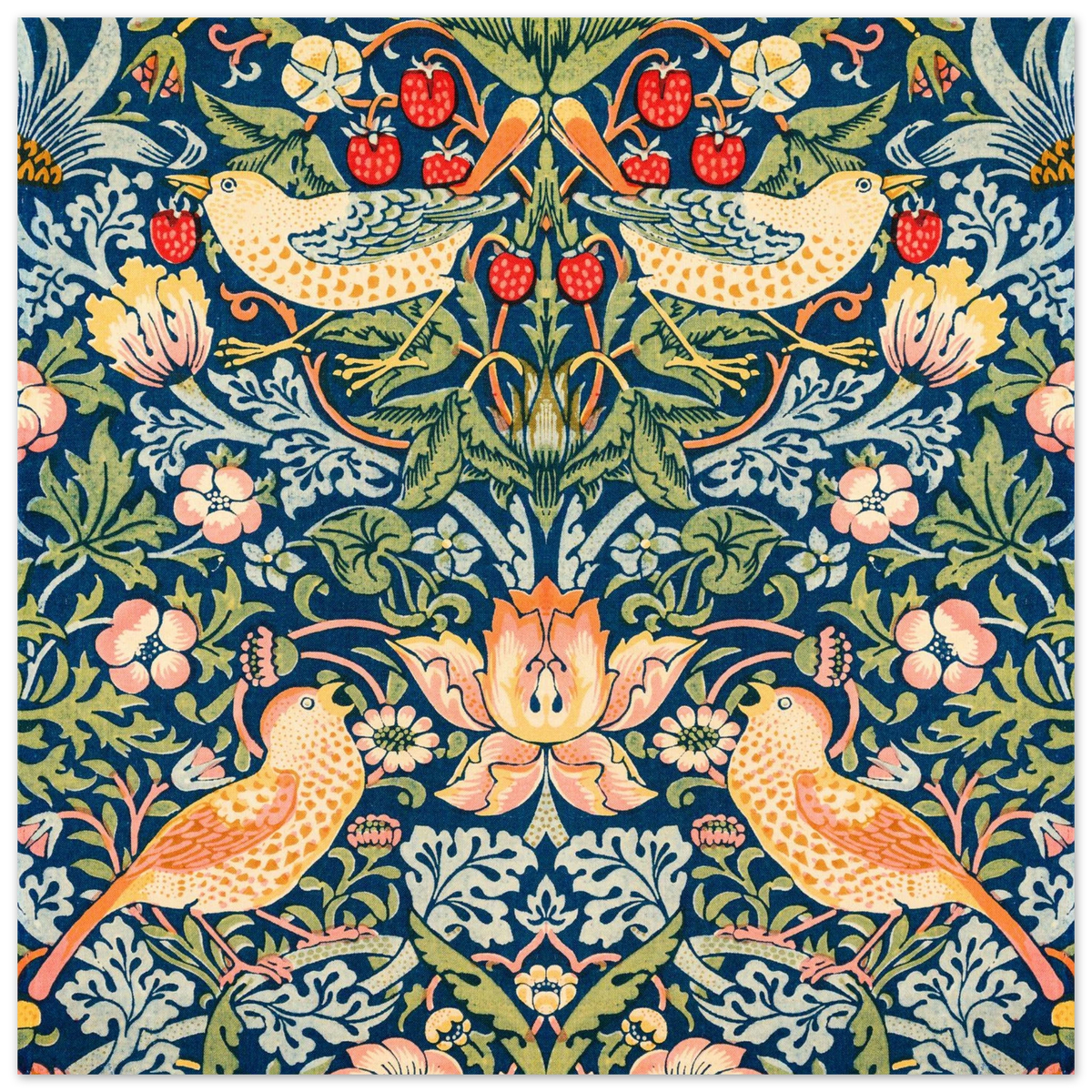 Motif Voleur de fraises — William Morris, tirage sans cadre | INKONAL