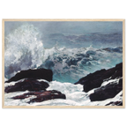 Tableau Northeaster (seconde vue) — Winslow Homer, tirage cadre bois | INKONAL