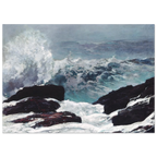 Tableau Northeaster (seconde vue) — Winslow Homer, tirage sans cadre | INKONAL
