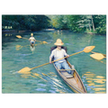 Tableau Périssoires — Gustave Caillebotte, tirage sans cadre | INKONAL