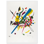 Petits Mondes I — Wassily Kandinsky, tirage encadré cadre blanc | INKONAL