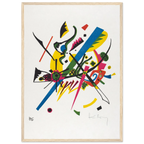 Petits Mondes I — Wassily Kandinsky, tirage encadré cadre bois | INKONAL