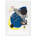 Petits Mondes II — Wassily Kandinsky, tirage encadré cadre blanc | INKONAL