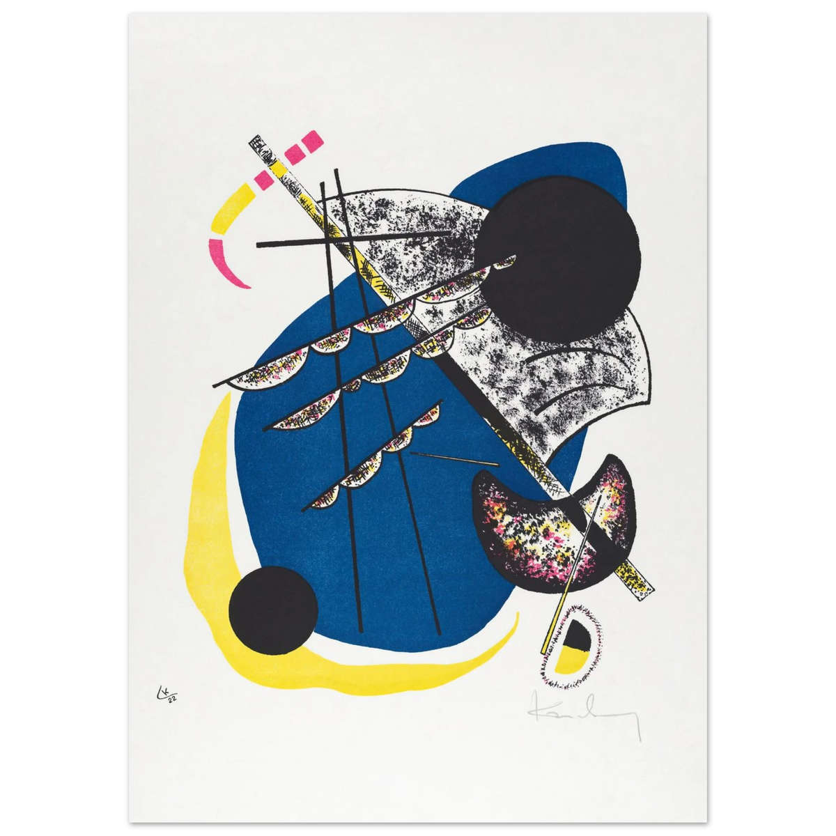 Petits Mondes II — Wassily Kandinsky, tirage sans cadre | INKONAL