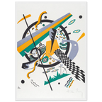 Petits Mondes IV — Wassily Kandinsky, tirage encadré cadre blanc | INKONAL