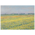 Tableau La Plaine de Gennevilliers — Gustave Caillebotte, tirage sans cadre | INKONAL