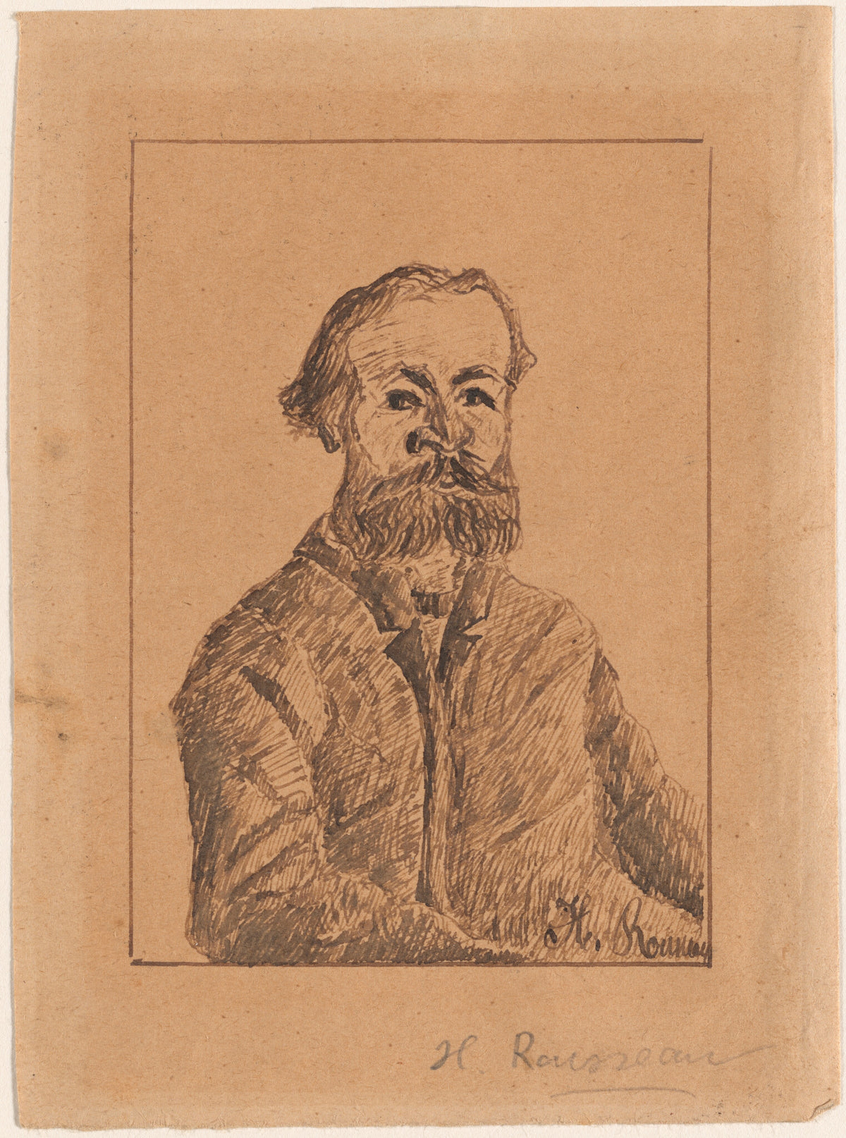 Autoportrait d'Henri Rousseau, 1895, National Gallery of Art