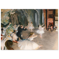 Tableau La Répétition sur scène — Edgar Degas, tirage sans cadre | INKONAL