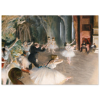 Tableau La Répétition sur scène — Edgar Degas, tirage sans cadre | INKONAL