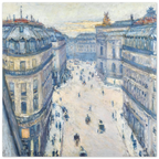 Tableau Rue Halévy — Gustave Caillebotte, tirage sans cadre | INKONAL
