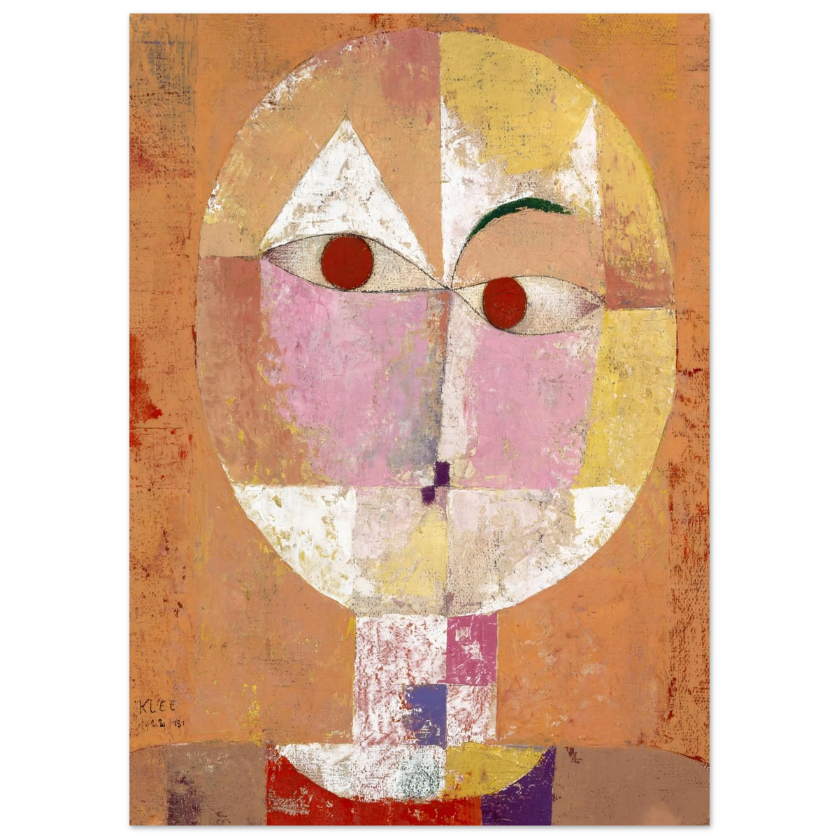Tableau Senecio — Paul Klee, tirage sans cadre | INKONAL