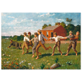 Tableau Snap the Whip — Winslow Homer, tirage sans cadre | INKONAL