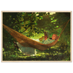 Tableau Soleil et ombre — Winslow Homer, tirage cadre bois | INKONAL