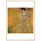 Tableau Portrait d'Adele Bloch-Bauer I — Gustav Klimt, tirage cadre bois | INKONAL
