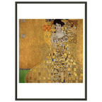 Tableau Portrait d'Adele Bloch-Bauer I — Gustav Klimt, tirage cadre noir | INKONAL