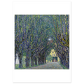 Tableau Allée du parc du château de Kammer — Gustav Klimt, tirage sans cadre | INKONAL