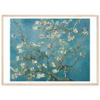 Tableau Amandier en fleurs — Vincent van Gogh, tirage cadre bois | INKONAL