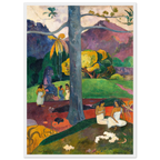 Tableau Autrefois — Paul Gauguin, tirage cadre blanc | INKONAL