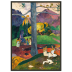 Tableau Autrefois — Paul Gauguin, tirage cadre noir | INKONAL