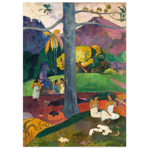 Tableau Autrefois — Paul Gauguin, tirage sans cadre | INKONAL