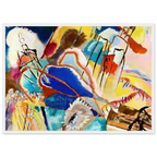 Tableau au bord blanc — Wassily Kandinsky, tirage encadré cadre blanc | INKONAL
