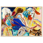 Tableau au bord blanc — Wassily Kandinsky, tirage encadré cadre bois | INKONAL