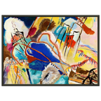 Tableau au bord blanc — Wassily Kandinsky, tirage encadré cadre noir | INKONAL