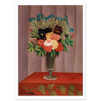 Tableau Bouquet de fleurs — Henri Rousseau, tirage sans cadre | INKONAL