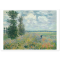 Tableau Champ de coquelicots, environs d'Argenteuil — Claude Monet, tirage sans cadre | INKONAL