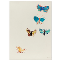Tableau Cinq papillons — Odilon Redon, tirage sans cadre | INKONAL