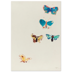 Tableau Cinq papillons — Odilon Redon, tirage sans cadre | INKONAL