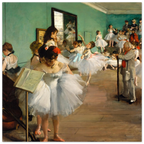 Tableau La Classe de danse — Edgar Degas, tirage sans cadre | INKONAL