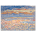 Tableau Coucher de soleil sur la mer — Pierre-Auguste Renoir, tirage sans cadre | INKONAL