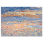 Tableau Coucher de soleil sur la mer — Pierre-Auguste Renoir, tirage sans cadre | INKONAL