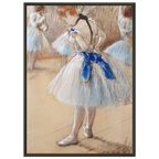 Tableau Danseuse — Edgar Degas, tirage cadre noir | INKONAL