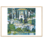 Tableau Église de Cassone — Gustav Klimt, tirage encadré cadre bois | INKONAL