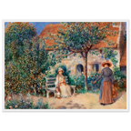 Tableau En Bretagne — Pierre-Auguste Renoir, tirage cadre blanc | INKONAL