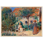 Tableau En Bretagne — Pierre-Auguste Renoir, tirage cadre bois | INKONAL