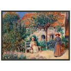 Tableau En Bretagne — Pierre-Auguste Renoir, tirage cadre noir | INKONAL