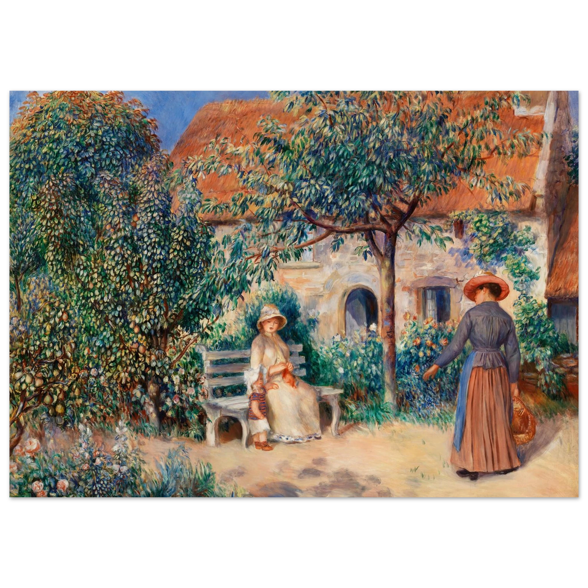 Tableau En Bretagne — Pierre-Auguste Renoir, tirage sans cadre | INKONAL