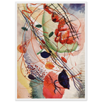Tableau Étude en aquarelle — Wassily Kandinsky, tirage encadré cadre blanc | INKONAL