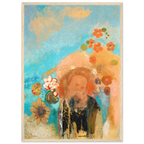 Tableau Évocation de Roussel — Odilon Redon, tirage encadré cadre bois | INKONAL