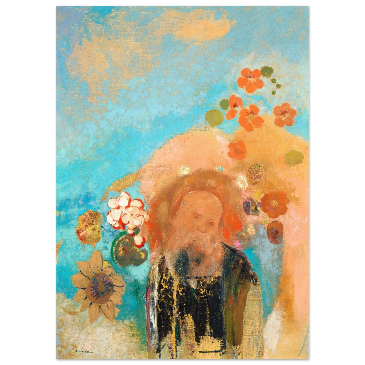 Tableau Évocation de Roussel — Odilon Redon, tirage sans cadre | INKONAL